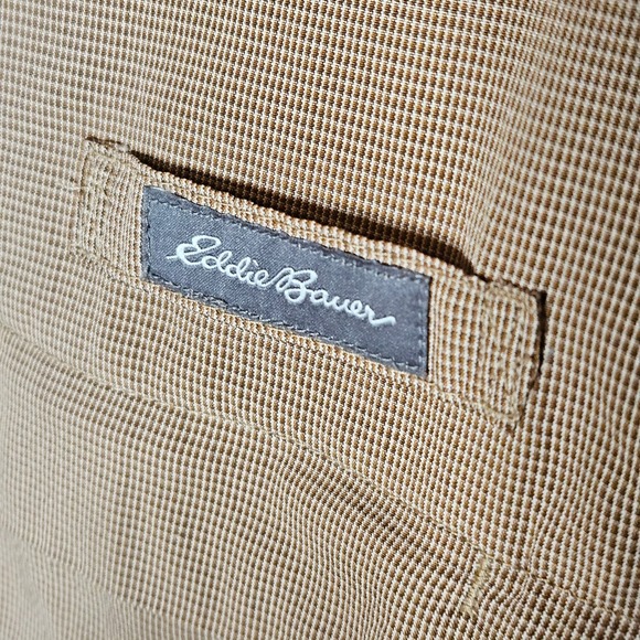 Eddie Bauer Vented Outdoor Sport Shop Mens L Brown Long Sleeve Button Up Shirt - Picture 3 of 6